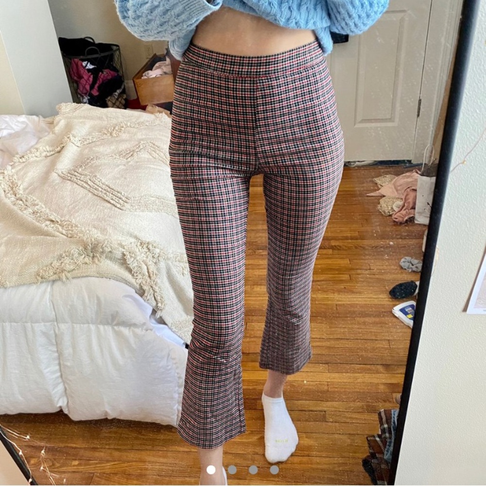 Urban Outfitters black, white, & red plaid pants